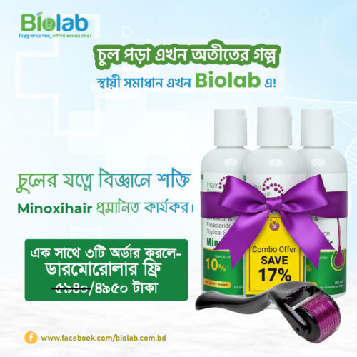 Minoxihair 3Combo Pack with Darmoroller