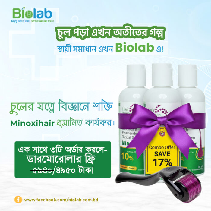 Minoxihair 3Combo Pack with Darmoroller