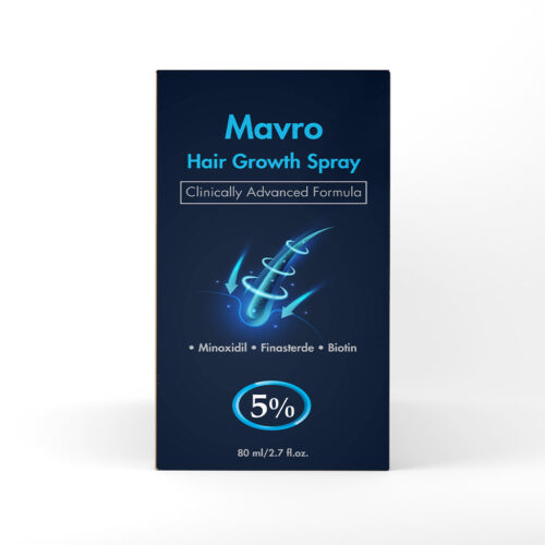 Mavro 5% Hair Growth Spray – Minoxidil, Finasteride & Biotin for Stronger Hair